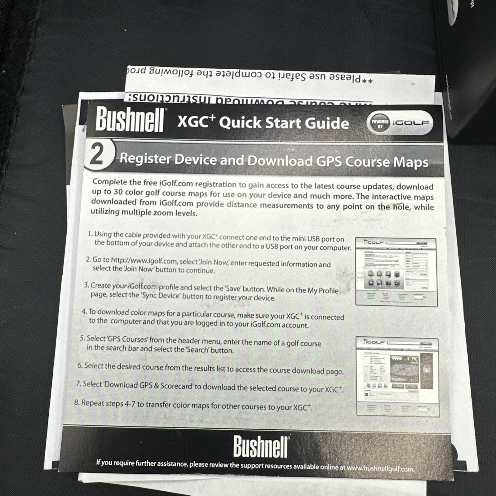 Bushnell Yardage Pro XGC+ GPS Golf Rangefinder