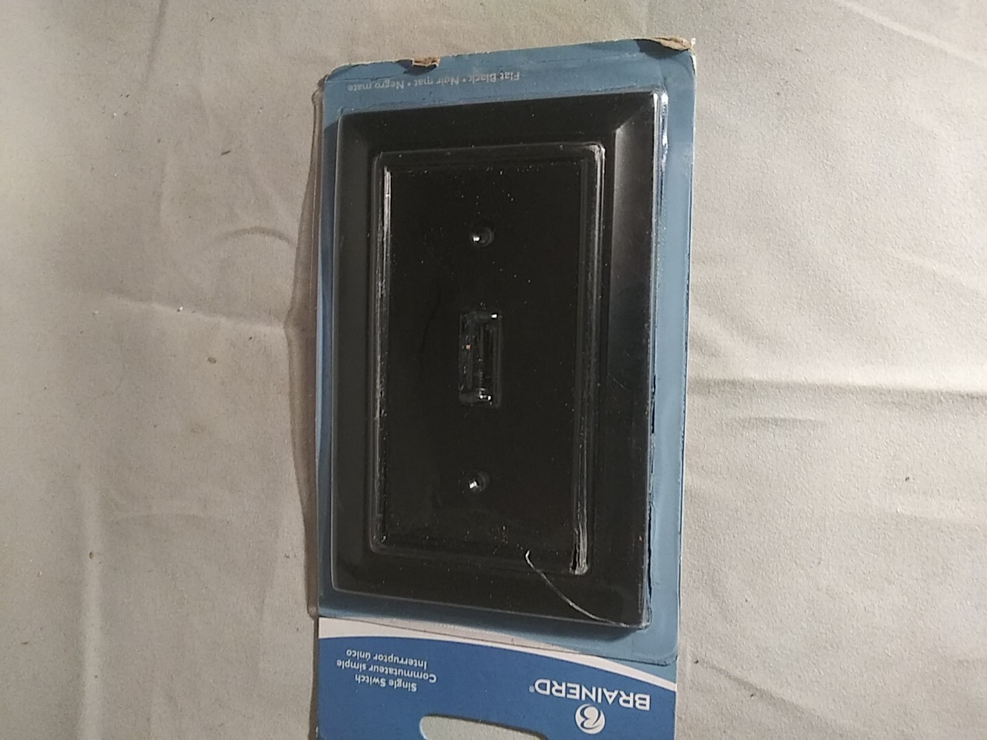 Brainerd single switch 64219 Flat Black..Ships Fast