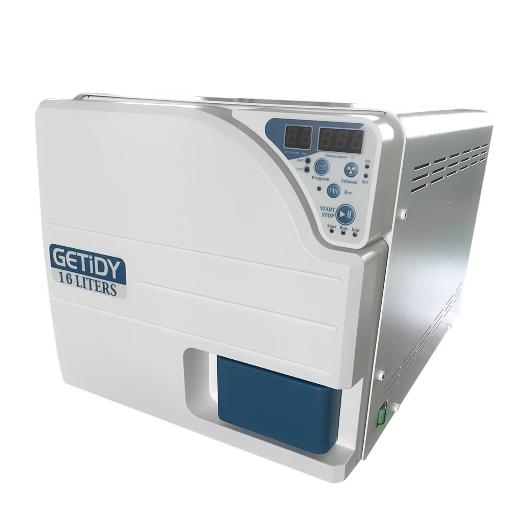 Getidy 16L Dental Medical Digital Steam Autoclave Sterilizer w/ Drying JCH-16 US