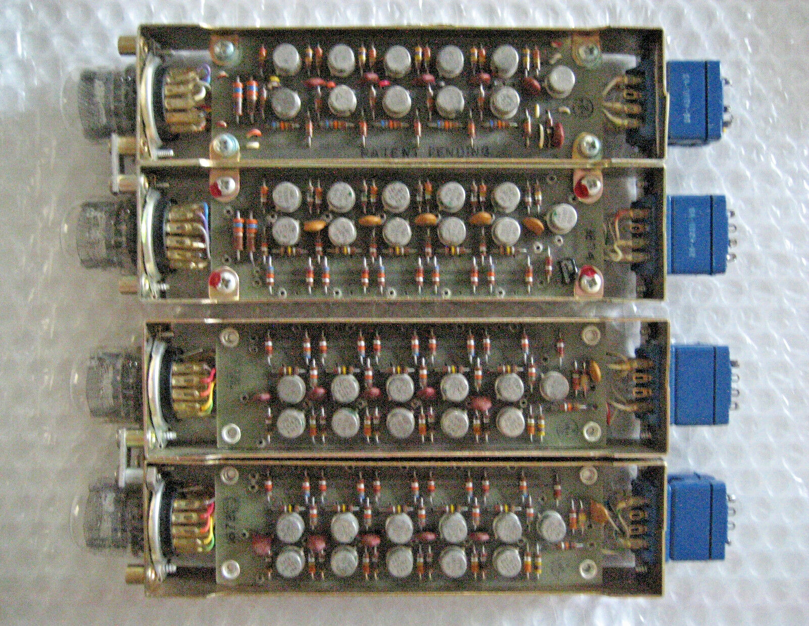 4 x Vintage Anadex DC-100 Nixie Tube  Counter - Clock - Plug-in Modules