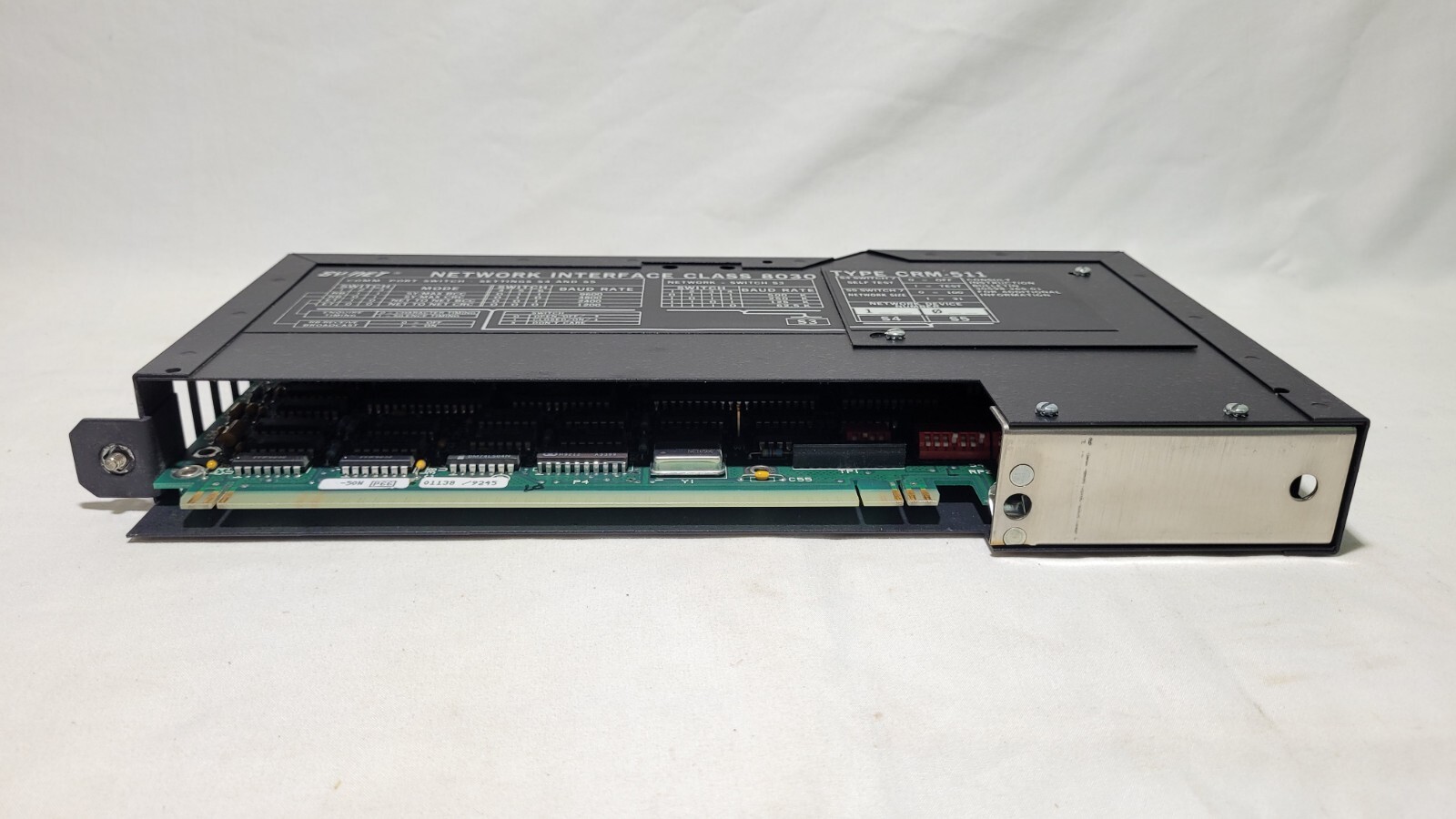 SQUARE D SY/MAX NETWORK INTERFACE MODULE CLASS 8030 TYPE CRM-511 Good Condition