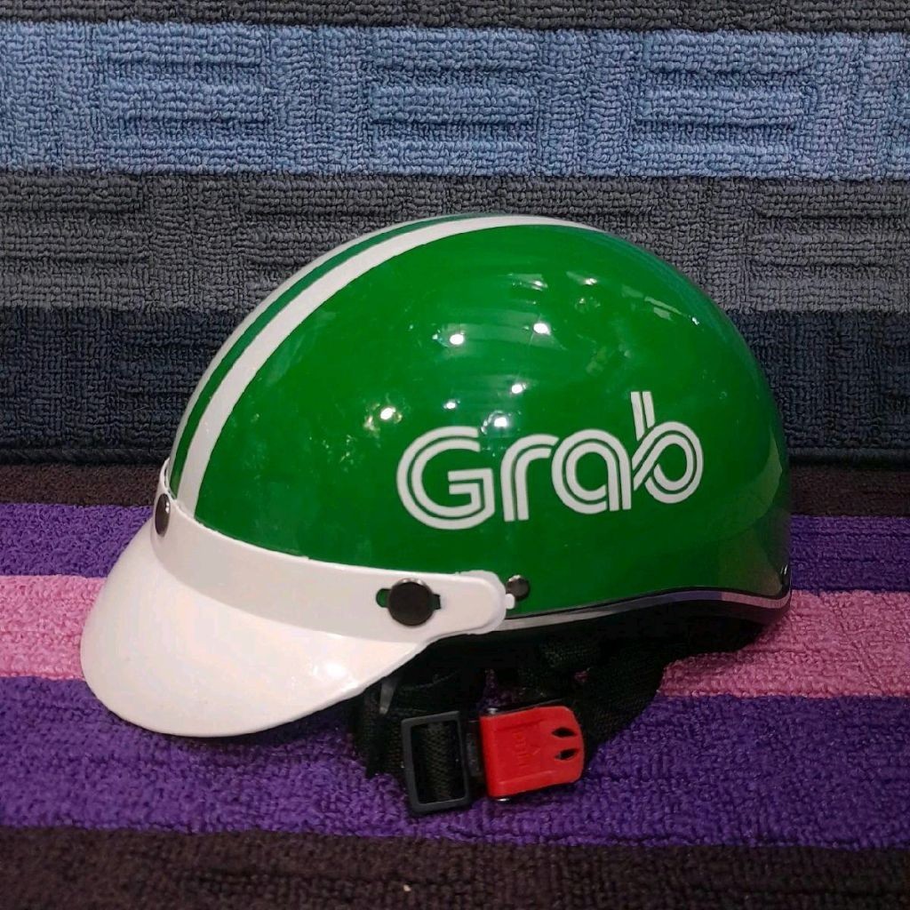 [Vietnam Souvenir] Vietnam Grab - Xanh SM Style Helmet Essentials Tourist I Z10