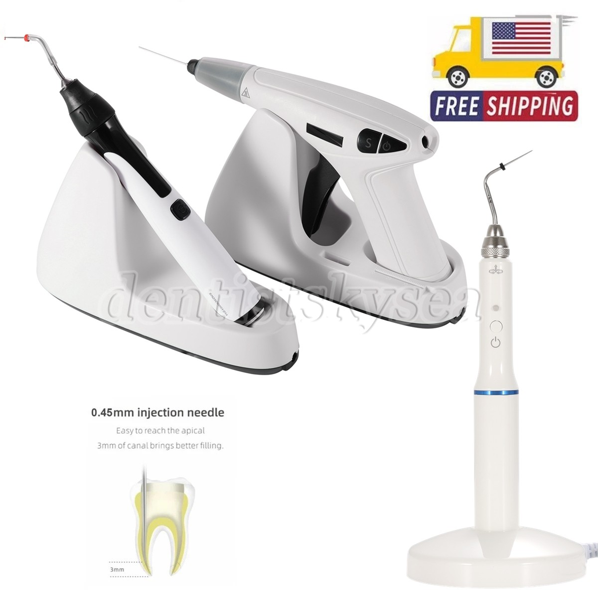Dental Endodontic Obturation System Endo Heated Gun&Pen /Gutta Percha Heated Pen