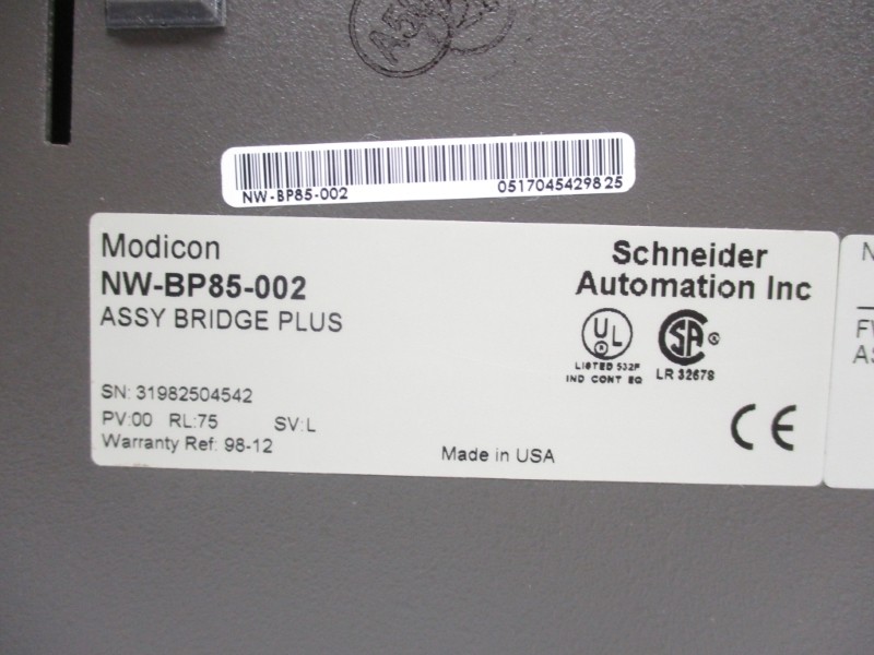 SCHNEIDER AUTOMATION NW-BP85-002 NSNP