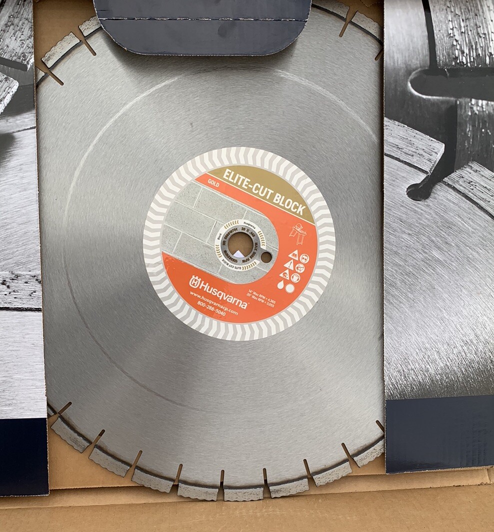 HUSQVARNA 20 140 TDP Elite cut block DIAMOND BLADE, New In Box