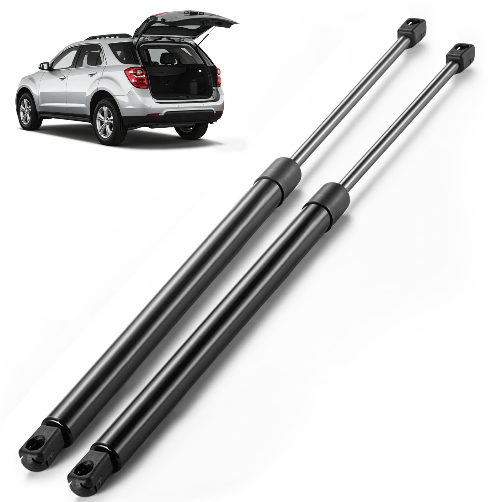ARANA Rear Hatch Trunk Struts for 2010-2017 Chevy Equinox Without Power Black