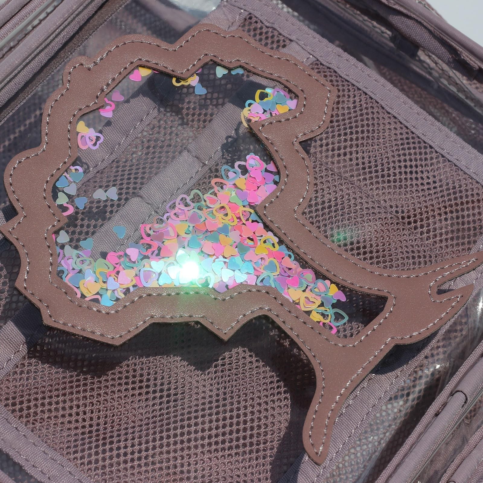 ESVAN Clear Backpack Transparent Stadium Approved See Through for Middle Coll...