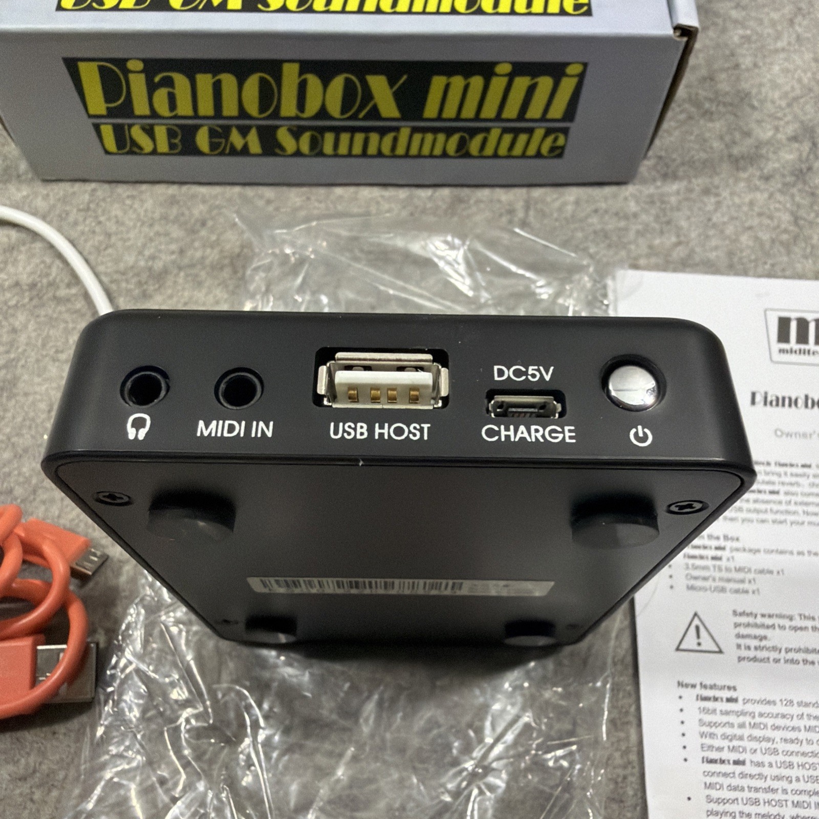 Miditech Pianobox Mini General MIDI Sound Module