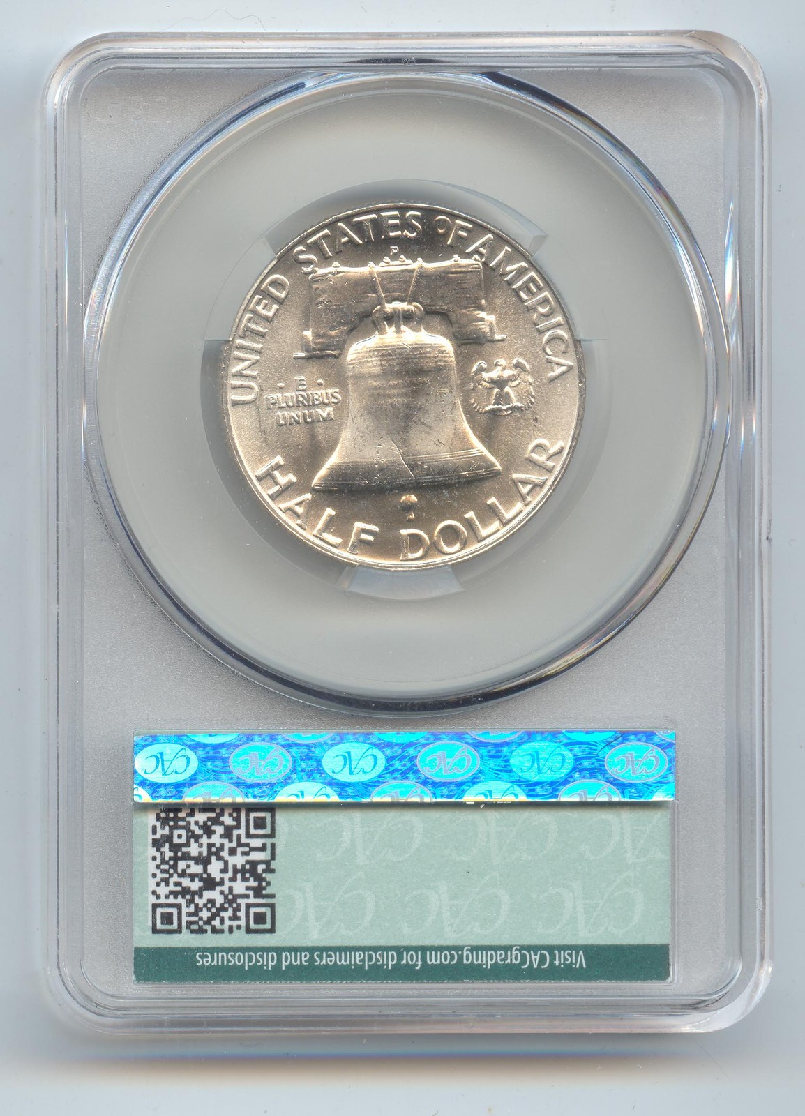 1959-D Franklin Half Dollar, CAC MS-64