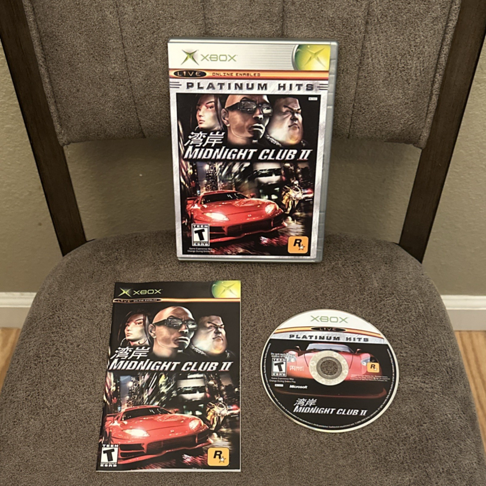Midnight Club II (Xbox) - Untested - CIB