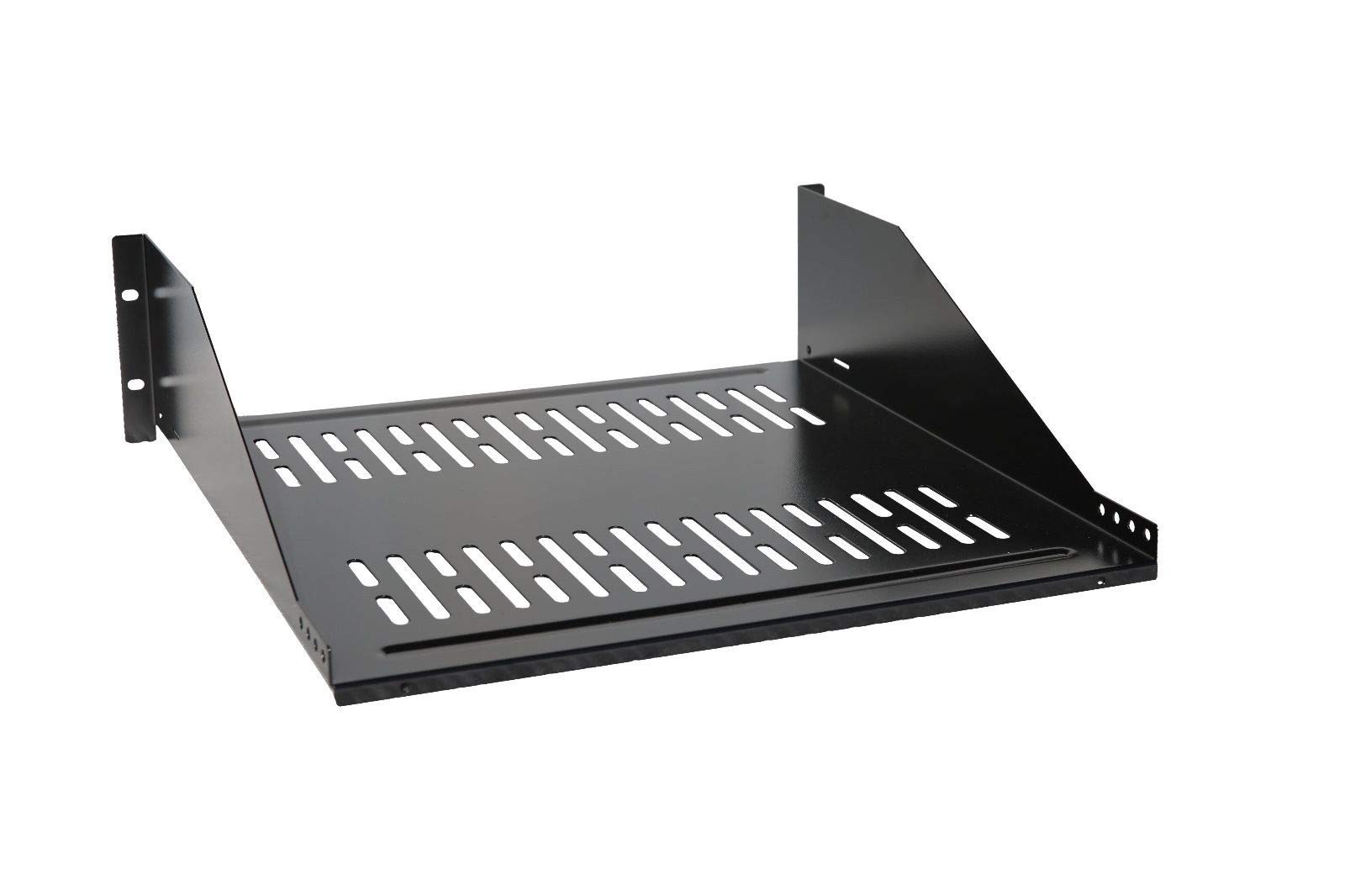 19" Vented Steel 3U Relay Rack Mount Cantilever Network Shelf 18" Deep