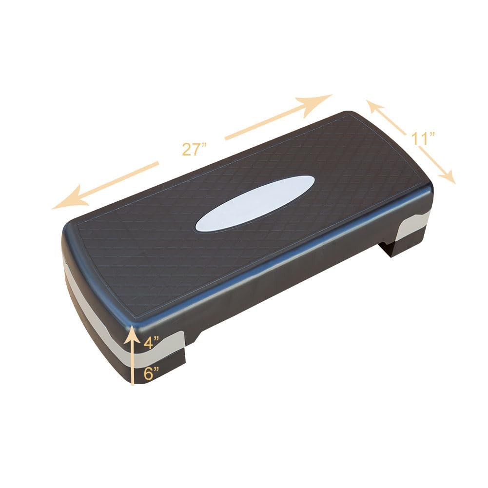 Adjustable Workout Stepper Aerobic step Platform in Exercise & Fitness