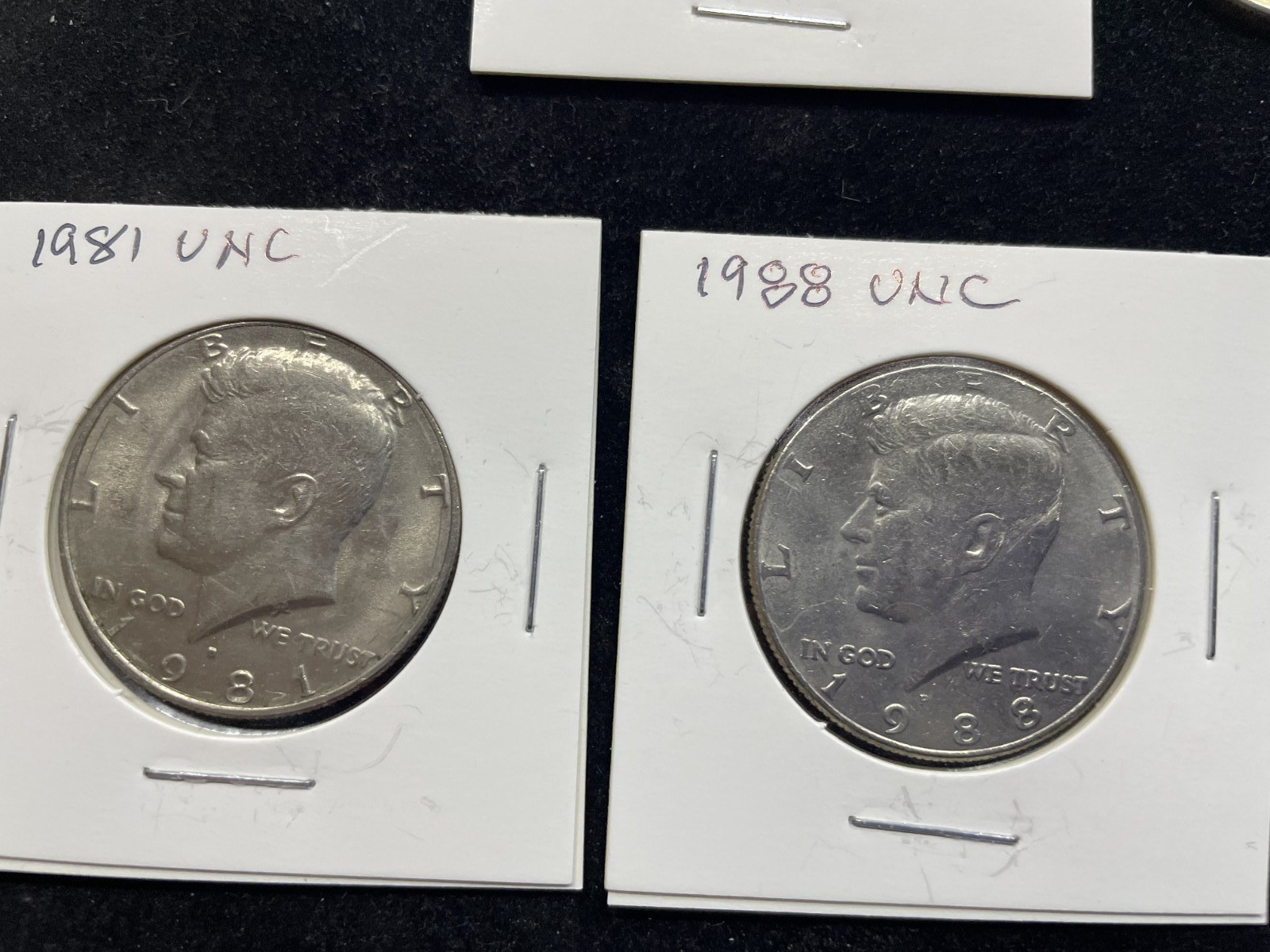 Kennedy half dollar lot / 11 different dates