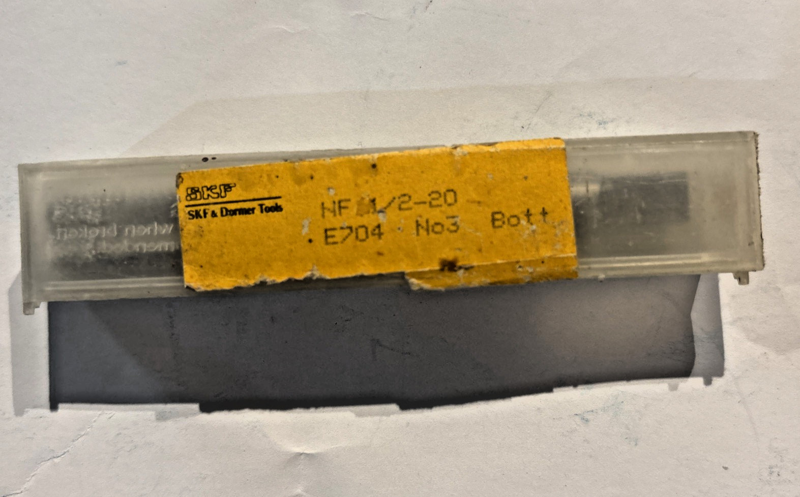 SKF & Dormer Tools NF 1/2-20 No3  E704 Bott UK Drill New Open Box DRILL 29/64