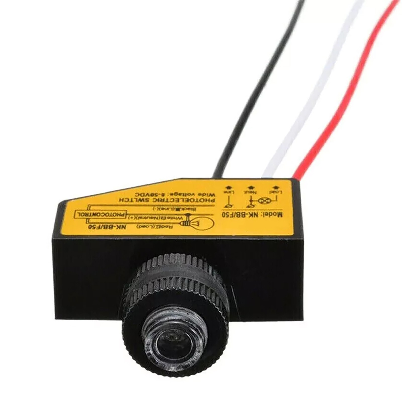 Automatic Light Sensor Control Switch DC8-50V Photocell Light Switch Replacement