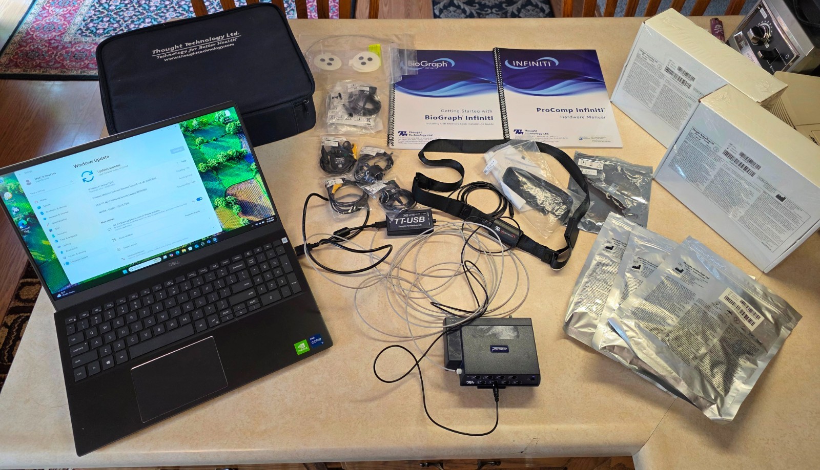 ProComp Infiniti Biofeedback - SA7500 + Laptop + Accessories