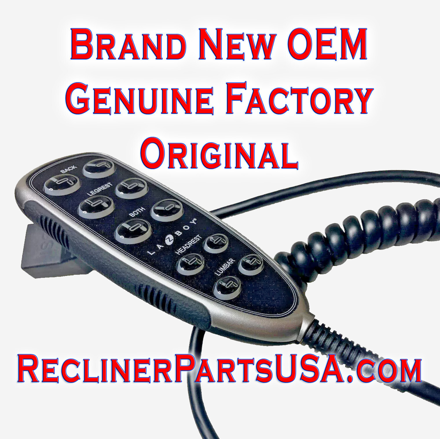 NEW! 11860UT-07 or 11860U-07 La-Z-boy Power Recliner 10-button Remote 10.000047