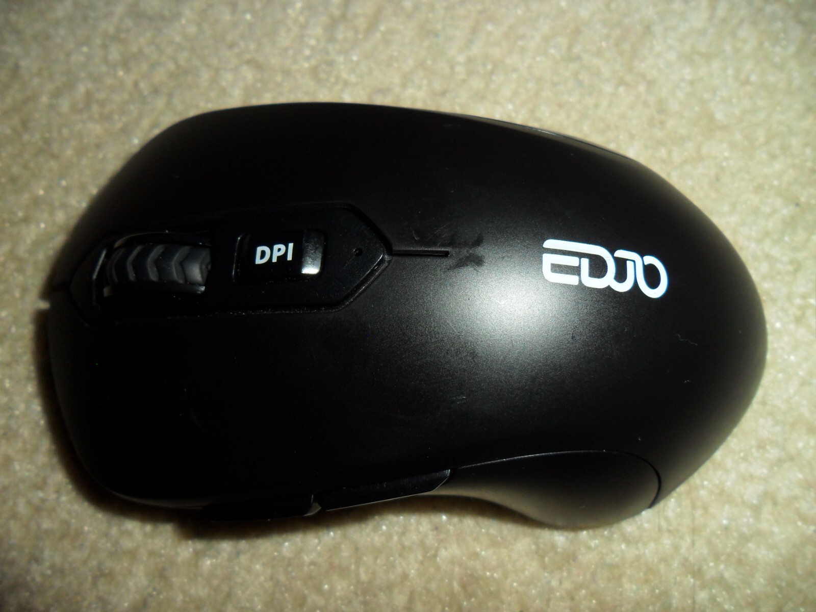 EDJO TM176G Black 6-Buttons USB Scroll Wheel Wireless Mouse For PC & Laptop