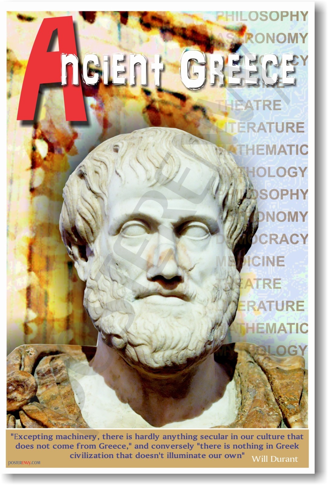 Ancient Greece History Social Studies Classroom POSTER