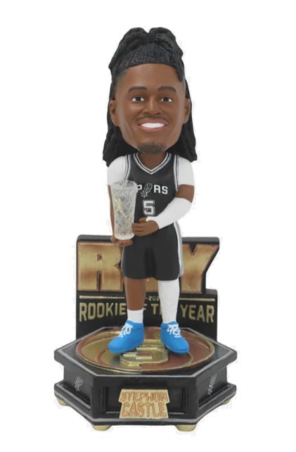 Stephon Castle (San Antonio Spurs) 2025 ROY Mini Bobblehead