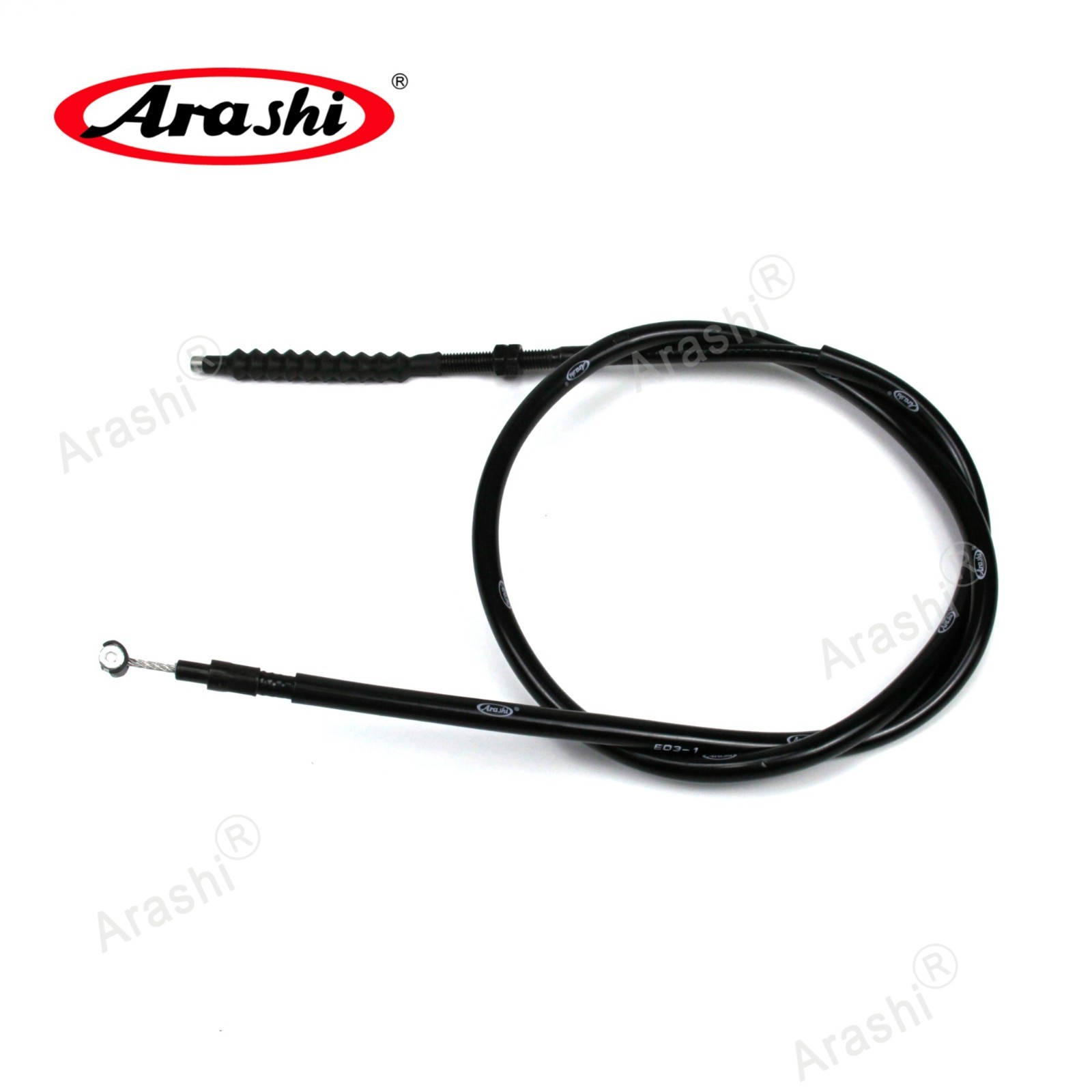 For BMW S1000RR 2019-2025 Arashi Stainless Wire Line and Rubber Clutch Cable