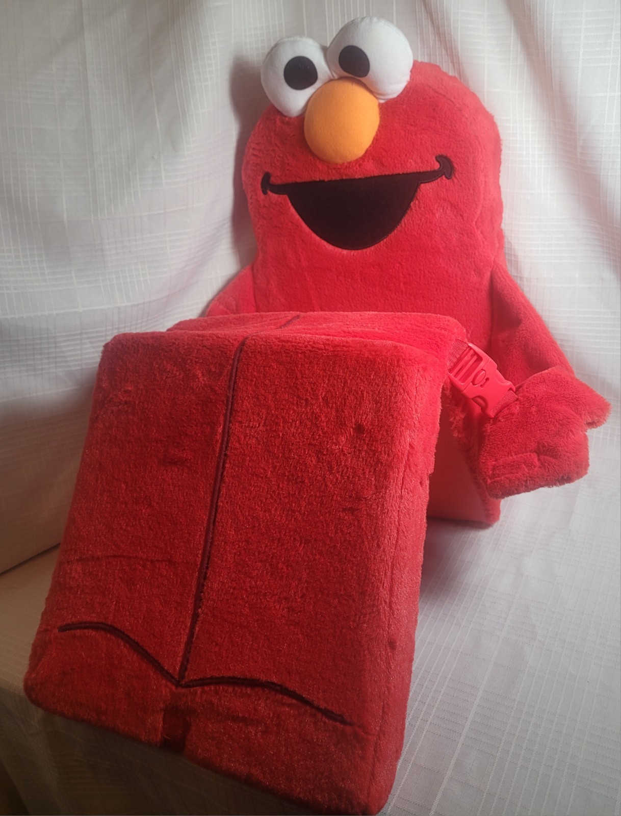 Marshmallow Furniture Children's Flip Open Kids Chair, Sesame Street Elmo