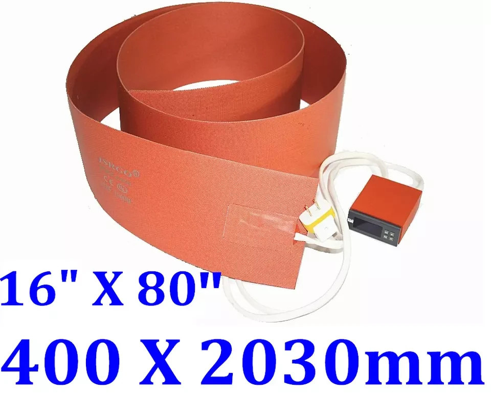 Wood Working PVC Board Bending Heater Blanket 16" X 80" 400 X 2030mm 2000W JSR