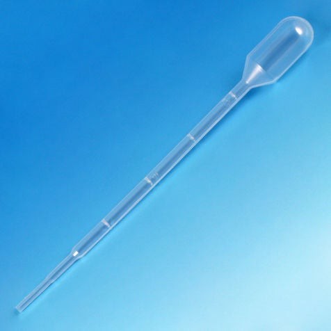 Globe Scientific LDPE Transfer Pipette 3 mL 2.2 mL Draw Volume 5000 pcs