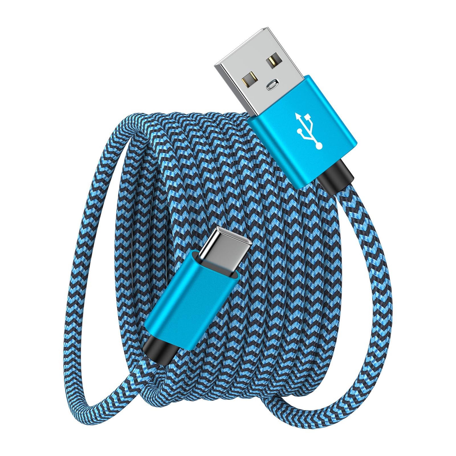 for iPhone 17e 17 Air, Charging Cord 6FT Fast Cable Phone 6 feet, Blue