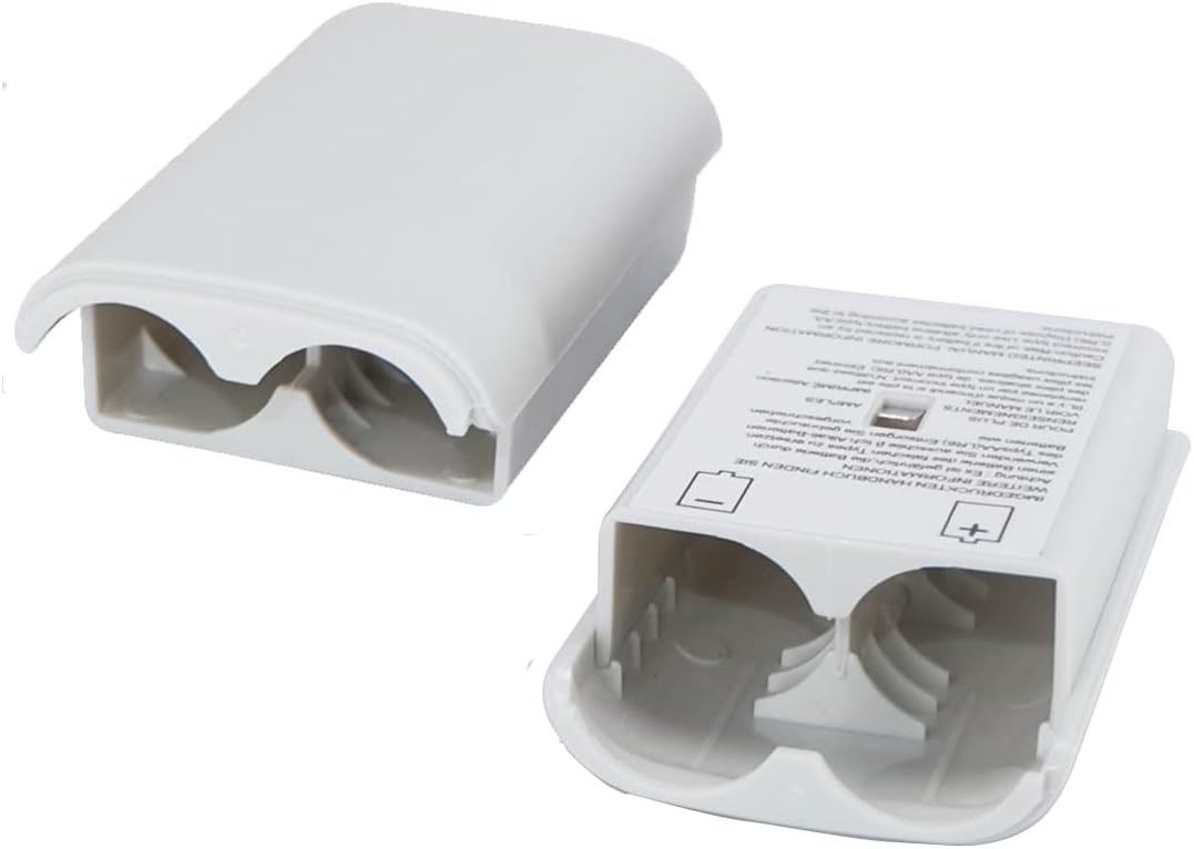 4-Pack White Battery Cover Shell for Xbox 360 Wireless Controllers - ABS
