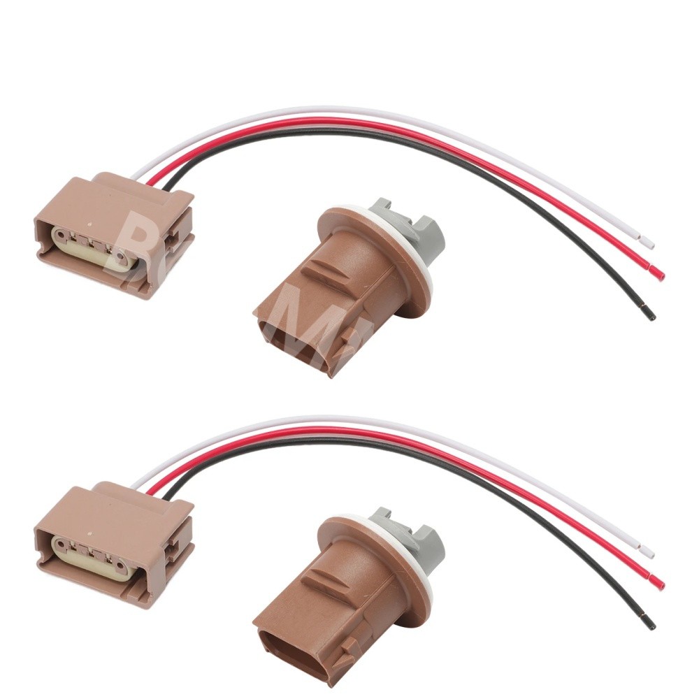 Fit For Ford F-150 2004-2017 2Set Tail Light Brake Lamp Socket Wiring Harness