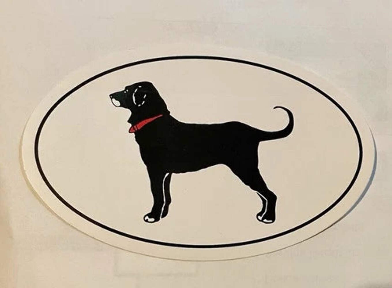 The Black Dog Sticker Decal Die Cut Vinyl Decal