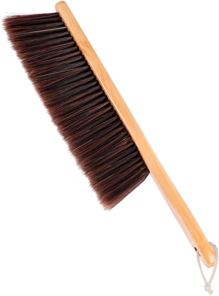 Hand Broom, Horse Hair Brushes, Soft Horsehair Upholstery Brush with