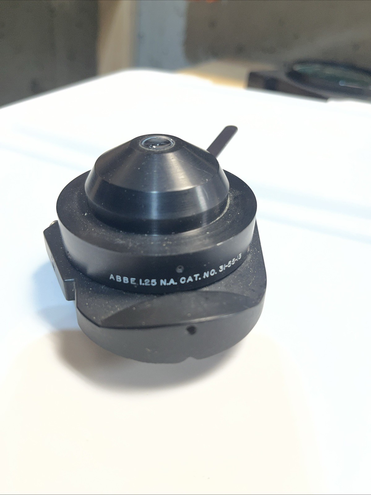 OLYMPUS ABBE 1.25 N.A. CAT 31-55-13 CONDENSER FOR MICROSCOPE