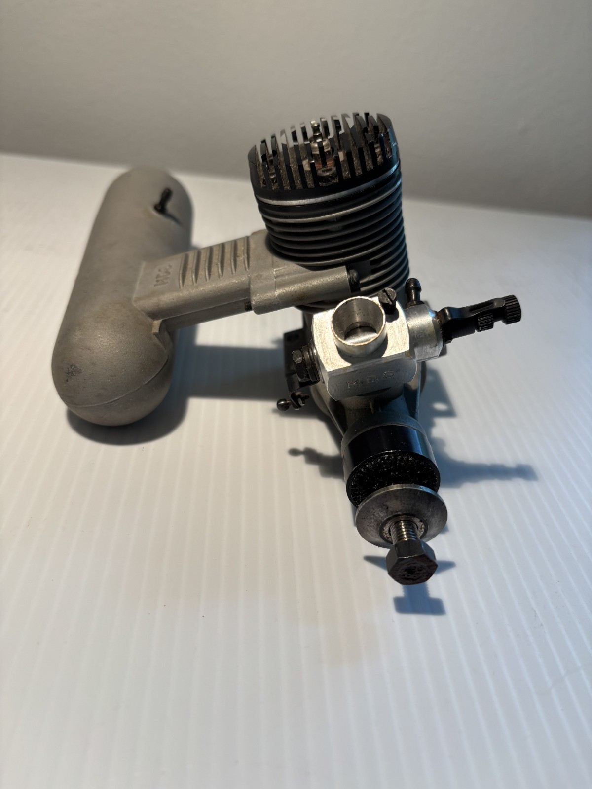MDS .46 Glow Engine w/ Muffler – Sport Model Airplane Engine