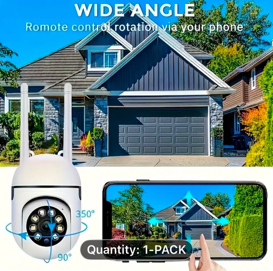 Yi Iot Indoor/Outdoor Security Wi Fi Camera 1080p Single Pack