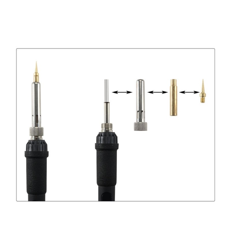 Soldering Iron Tips Soldering Welding Iron Kit Soldering Heat Insert Nut Replace