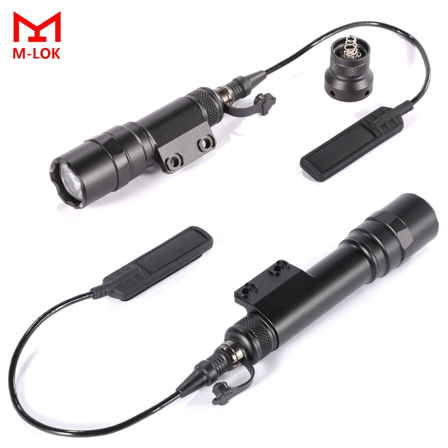 Tactical Mini M300 M600 M-LOK Light Constant Momentary LED Weapon Flashlight Rif