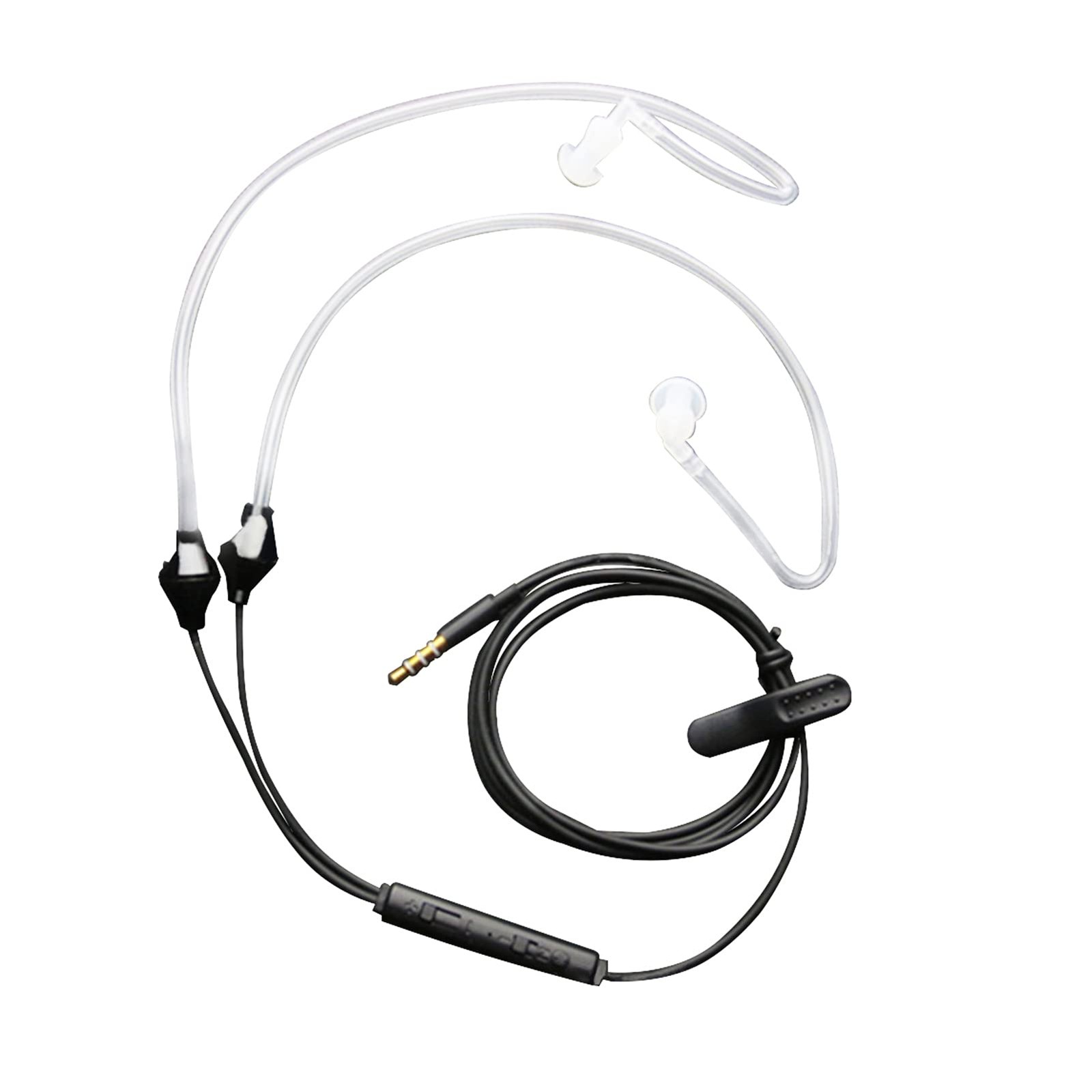 RICH IStereo Ear Headphones,Air Tube Anti-Radiation Headsets Earphone,in Ear ...