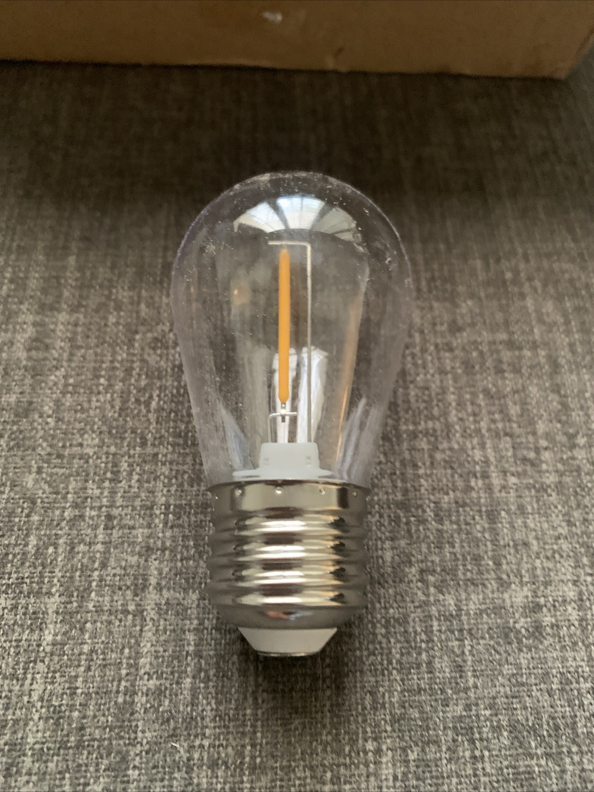Energy-Efficient S14 LED String Light Bulbs Replacement Solar-Powered, 16 Bulbs
