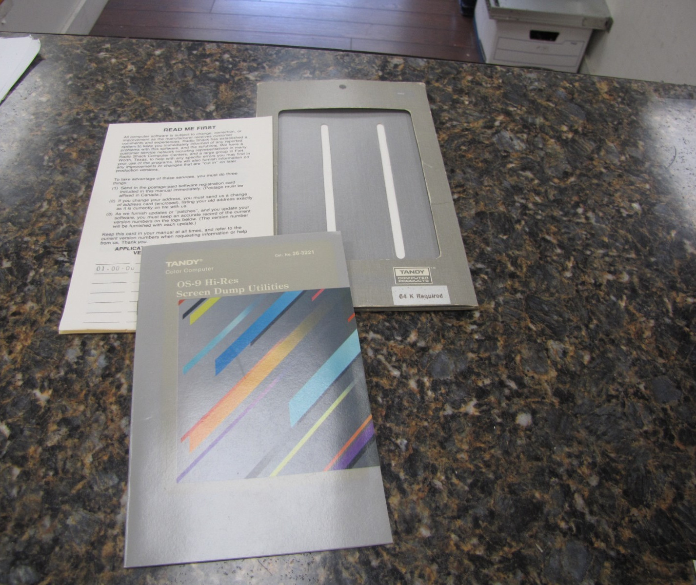 Vintage Tandy 26-3221 OS-9 Hi Res Screen Dump Utilities Manual Only