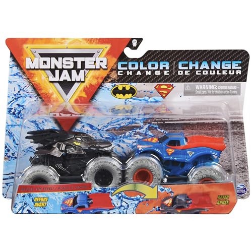 Monster Jam: Batman VS Superman Color Change  - NEW in Damaged Box