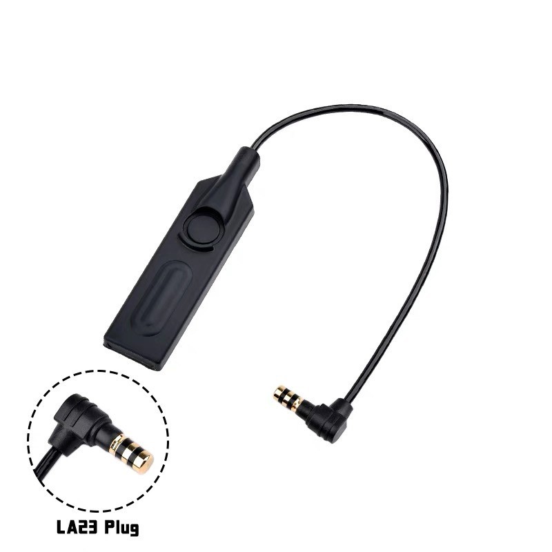 Tactical Airsoft Flashlight Tail Cap LA23 Plug for NGAL