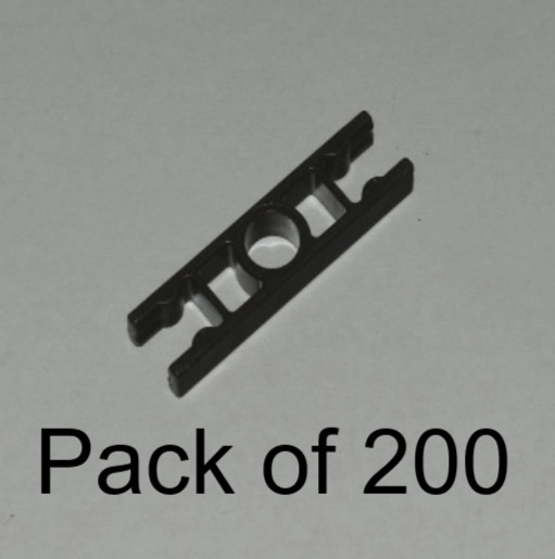 (200) K'nex Brown Ladder 2-Way Straight Connectors - KNEX Standard Parts Pieces