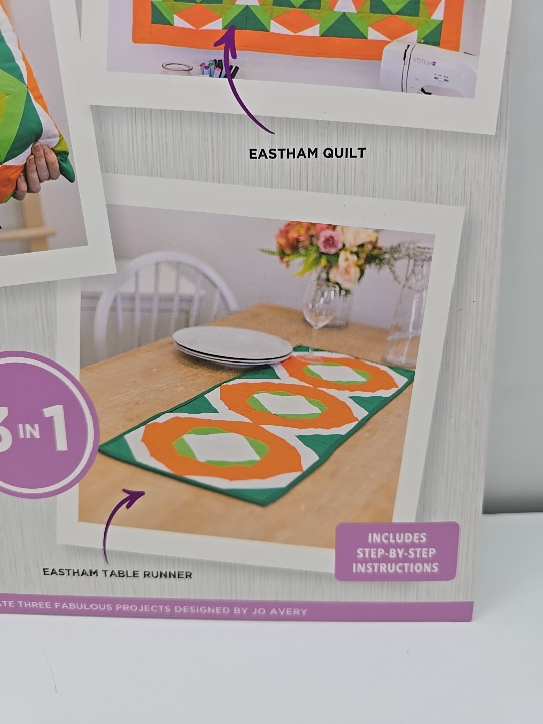 "Build-A-Block"Eastham pattern & instruct. kit Jo Avery for Crafter's Companion