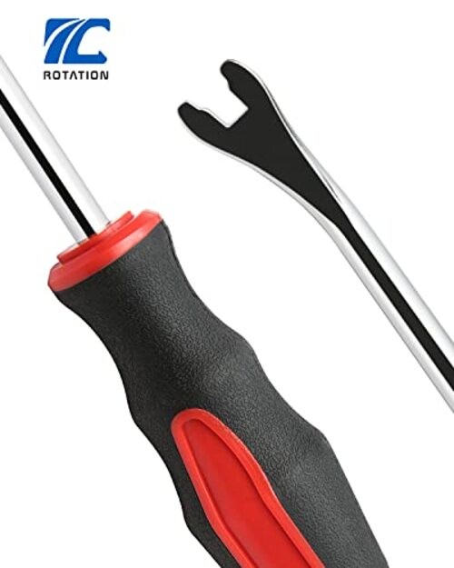 Door Upholstery, Panel, Trim Removal Tools for Auto Red_1pc