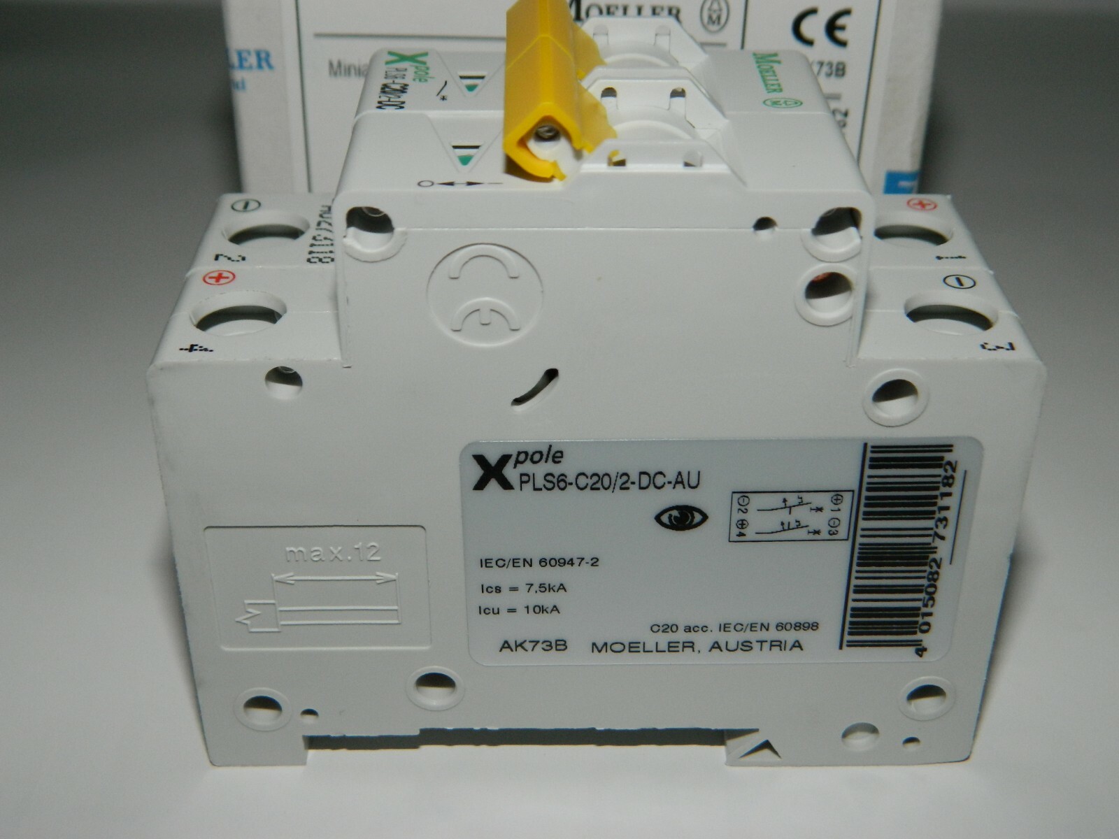 NEW Eaton Moeller DC 10kA 2P 2 Pole Breaker Solar Isolator PLS6-C20/2-DC-AU