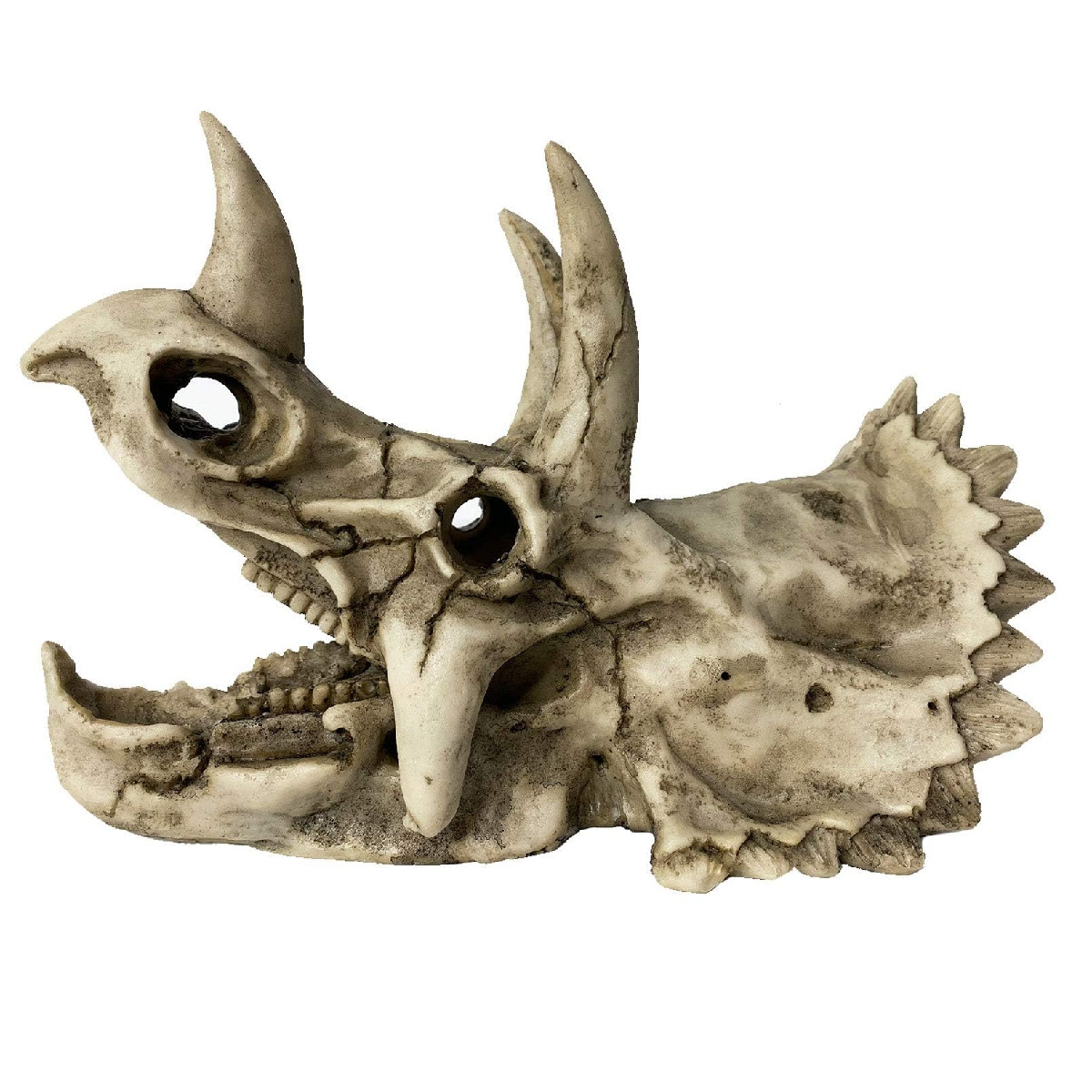 Kathson Large Resin Dinosaur Triceratops Skull Dcor Aquarium Decoration