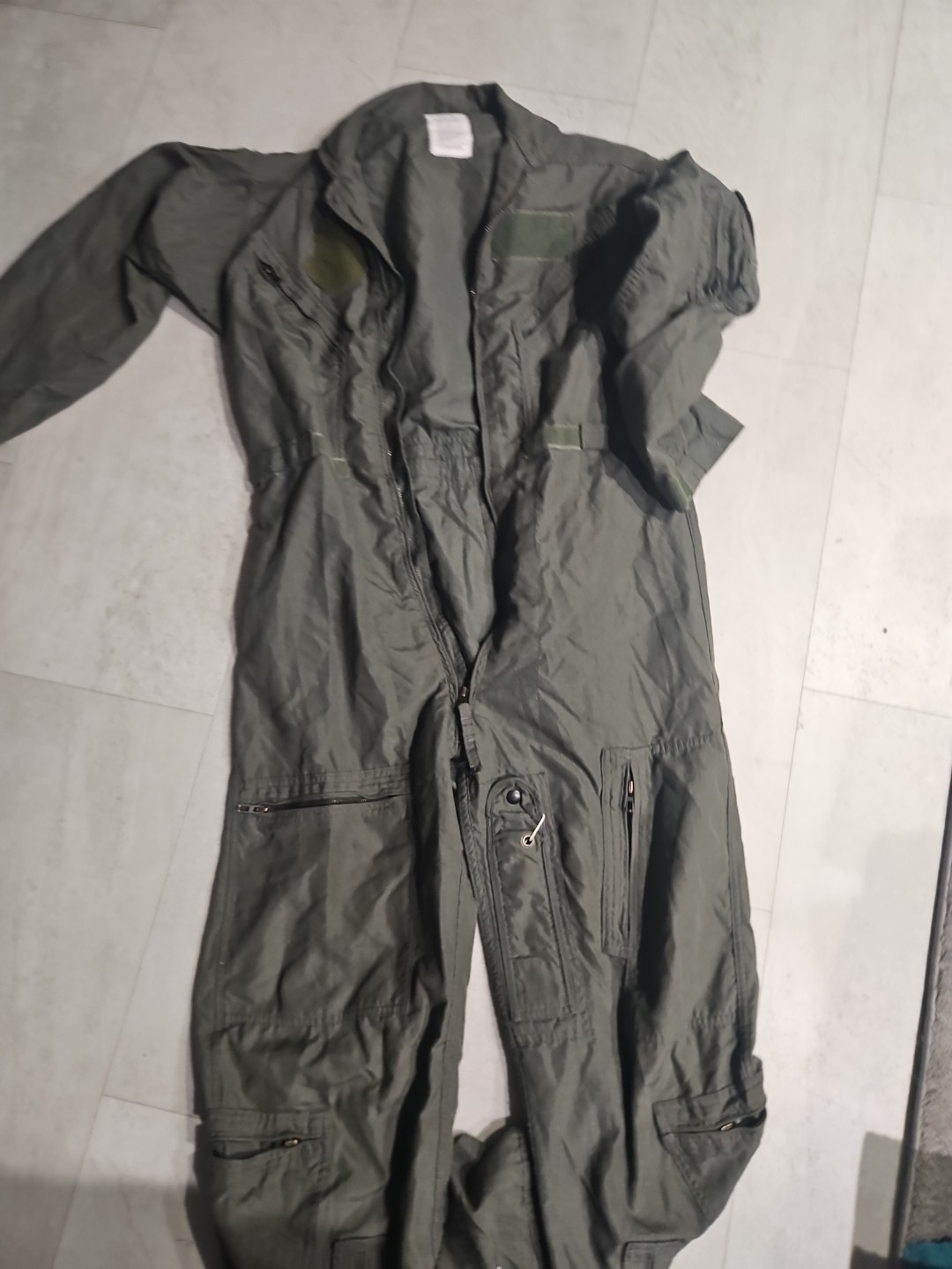 40R Coveralls Flyer Summer Fire Resistant CWU 27/P Miltary Flightsuit VINTAGE