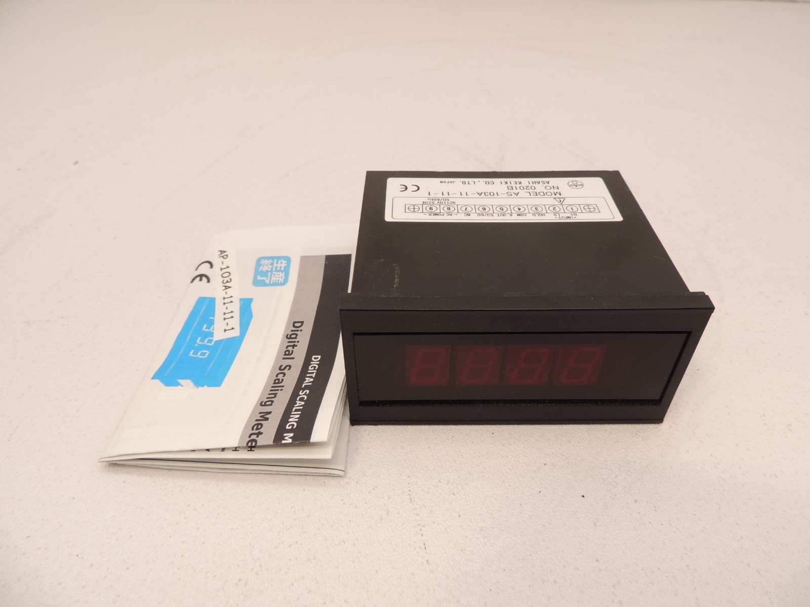 Unused Surplus ASAHI KEIKI AS-103A-11-11-1 ±199.9mV Scaling Panel Meter AC110